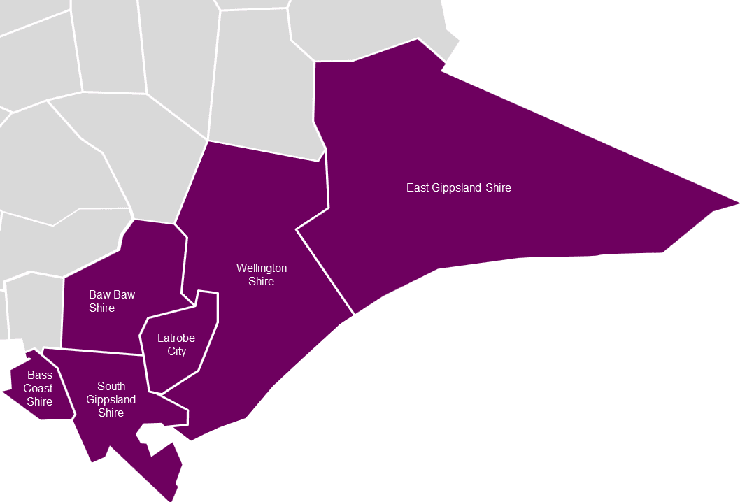 Map of the GRICS region