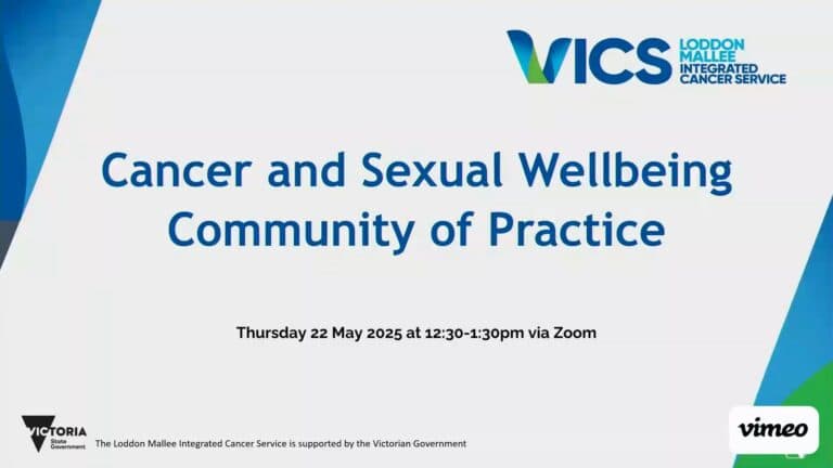 LMICS Inaugural Community of Practice on Cancer and Sexual Wellbeing